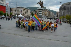 Флеш моб како промо за настанот во недела